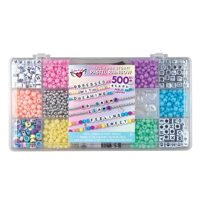 Tell Your Story Alphabet Bead Case - Pastel