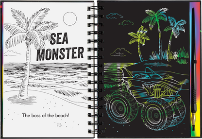 Extreme! Monster Trucks Scratch and Sketch