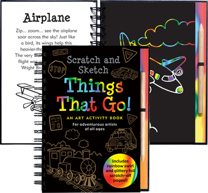 Things That Go! Scratch and Sketch