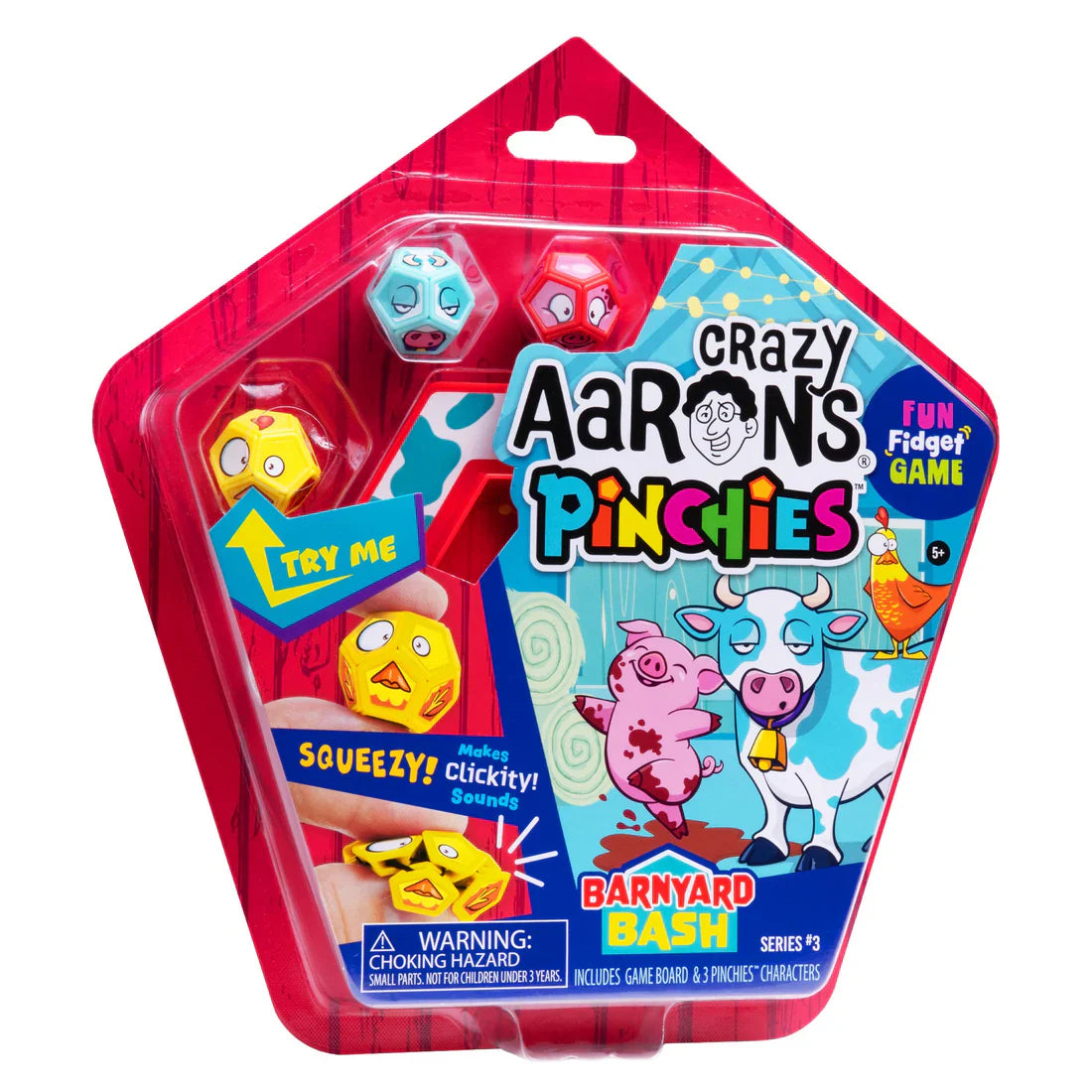 Pinchies Fidget Game Barnyard Bash Crazy Aarons