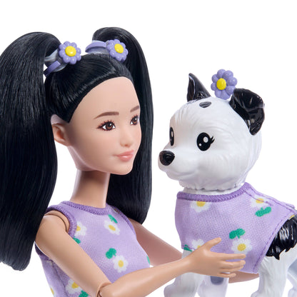 Barbie Twinning Looks Flowers Doll and Accessories