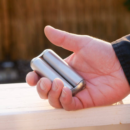 Stainless Steel Fidget Roller: Steel Acupressure / Full