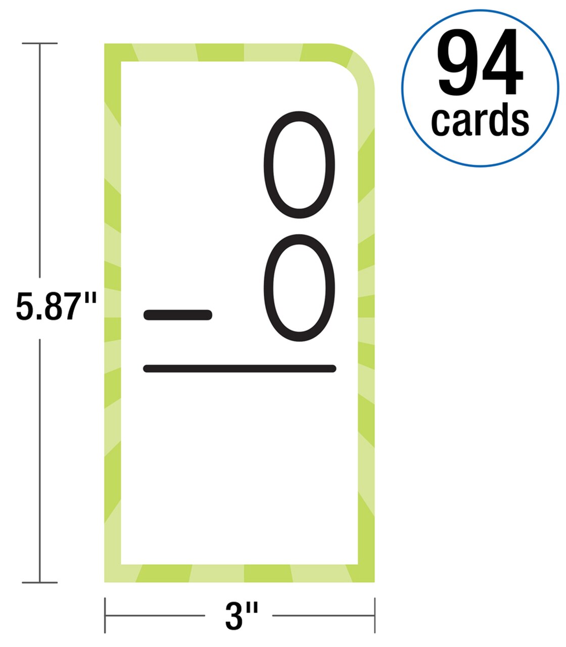 Subtraction Flashcards 0-12