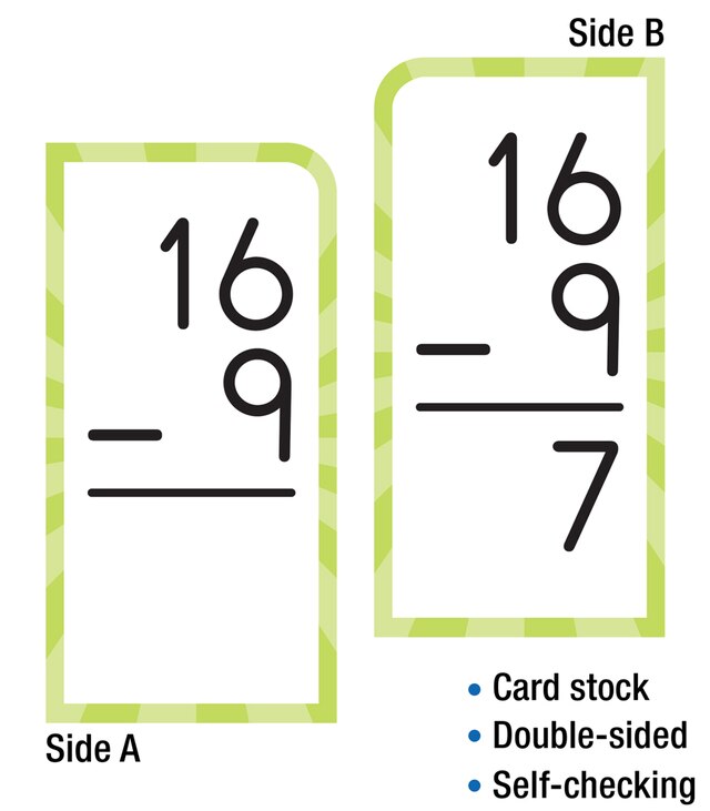 Subtraction Flashcards 0-12