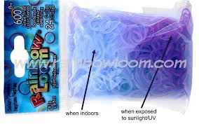 Rainbow Loom Color Changing Solar Neptune Uv Bands