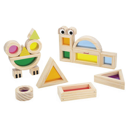 Sensory Translucent Stacking Blocks Janod
