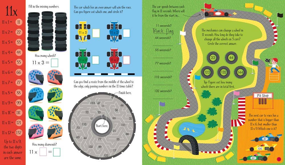 Times Tables Activity Book