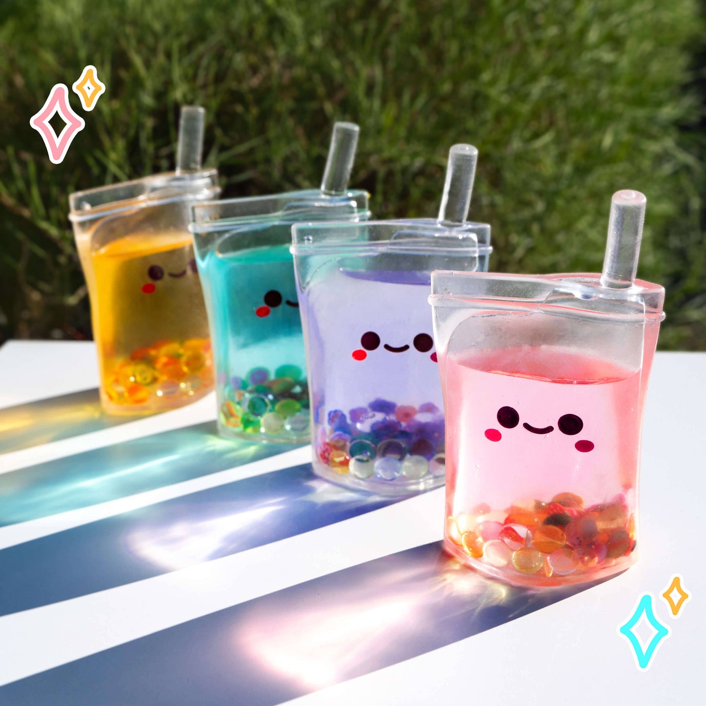 Kawaii Sun Fruit Juice Sensory Toy