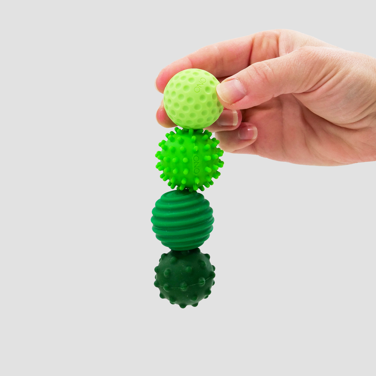 Silicone Magnetic Fidget Balls: Emerald / 4 Pack