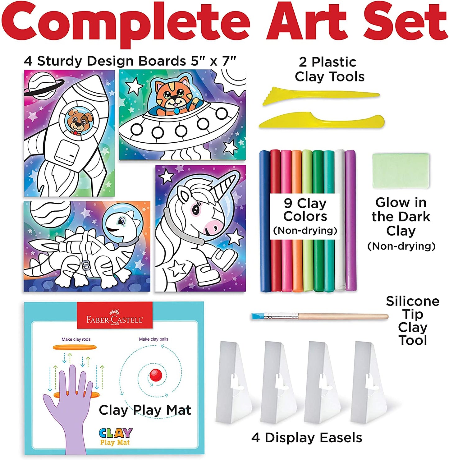 Coloring Clay Pet Space