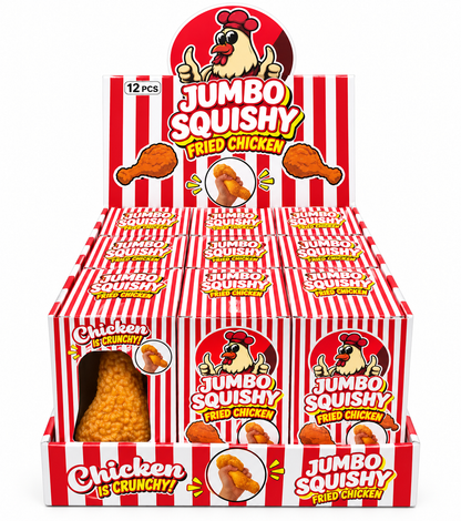 5" Jumbo Crunchy Chicken Squishy MSS46