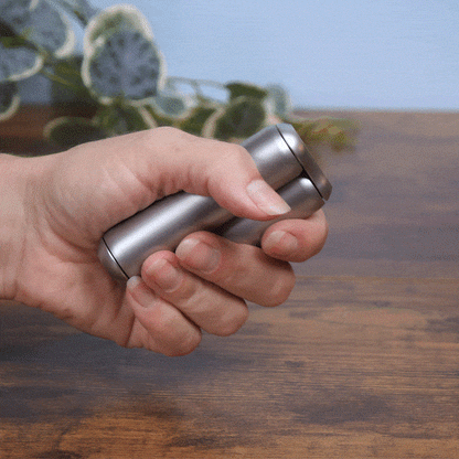 Stainless Steel Fidget Roller: Silver / Full
