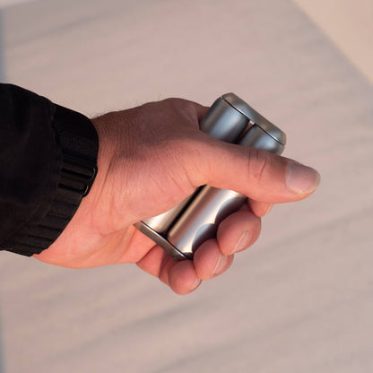 Stainless Steel Fidget Roller: Silver / Full