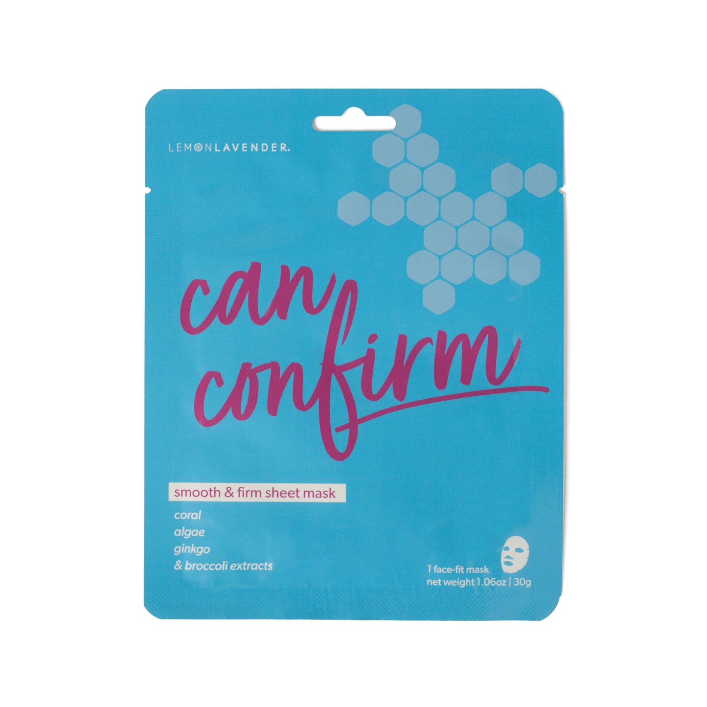 Lemon Lavender Sheet Dreams Face Masks Open Stock: Refine and Plump