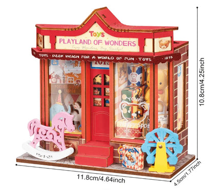 Toy Store DIY Miniature House Kit