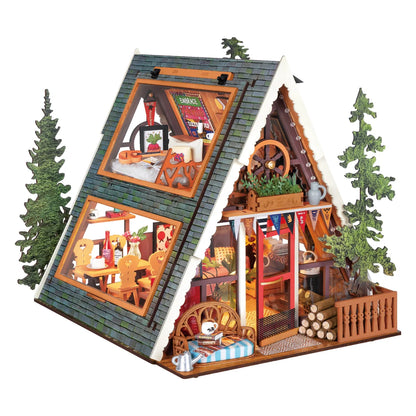 A-Frame Cabin DIY Miniature House Kit