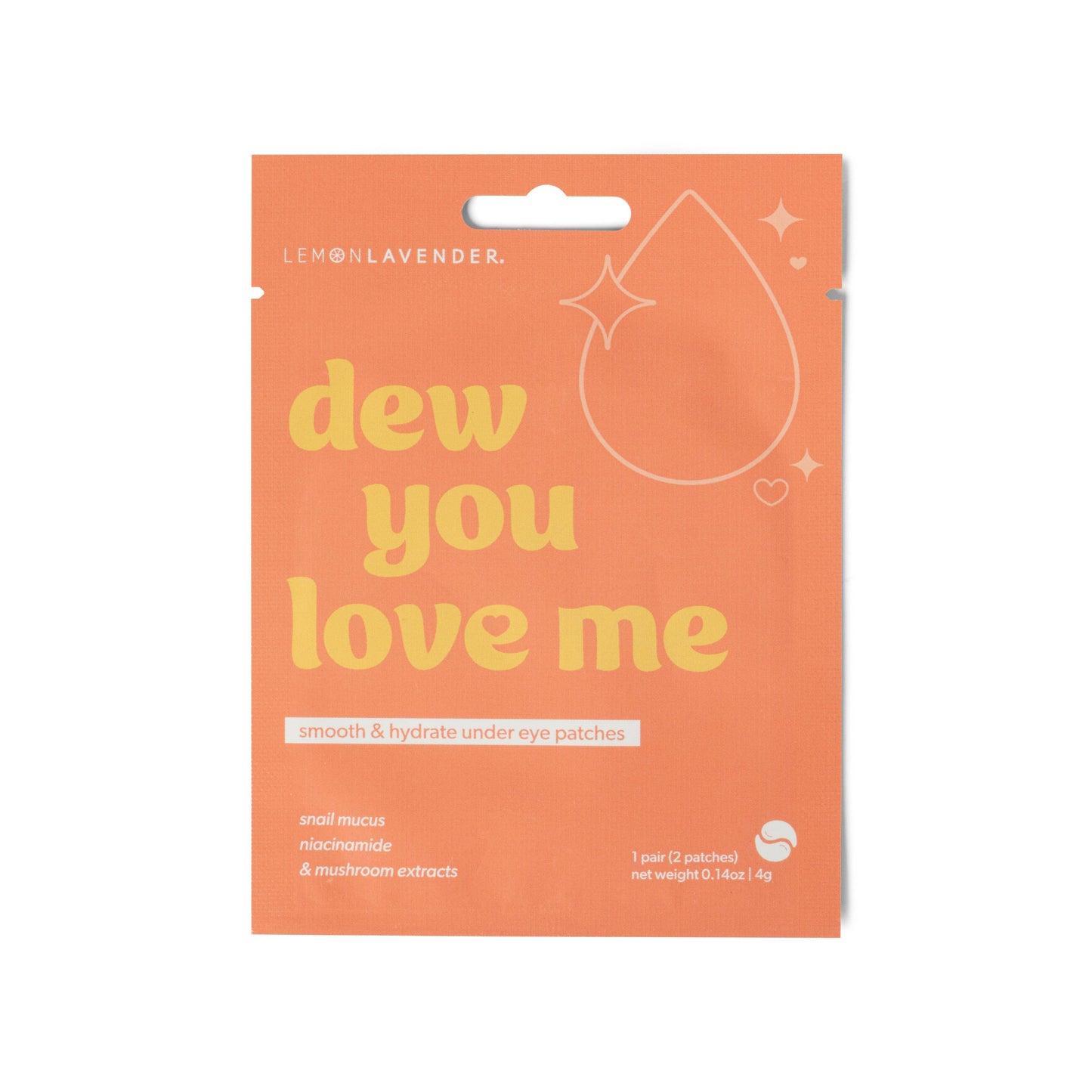 Lemon Lavender Eye Candy Foil Under Eye Patches Open Stock: Smooth and Hydrate
