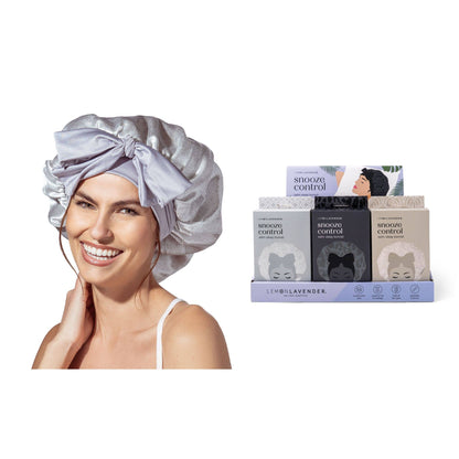 Lemon Lavender Snooze Control Satin Sleep Bonnet