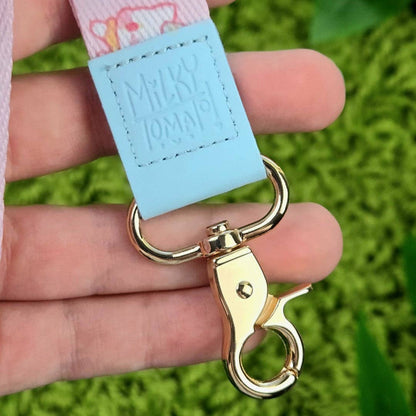Dilly and Dallying Clown Cat Wrist Lanyard!