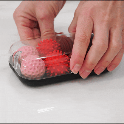 Silicone Magnetic Fidget Balls: Sapphire / 4 Pack