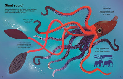 Big Sticker Book Weird Deep Sea Creatures : Usborne