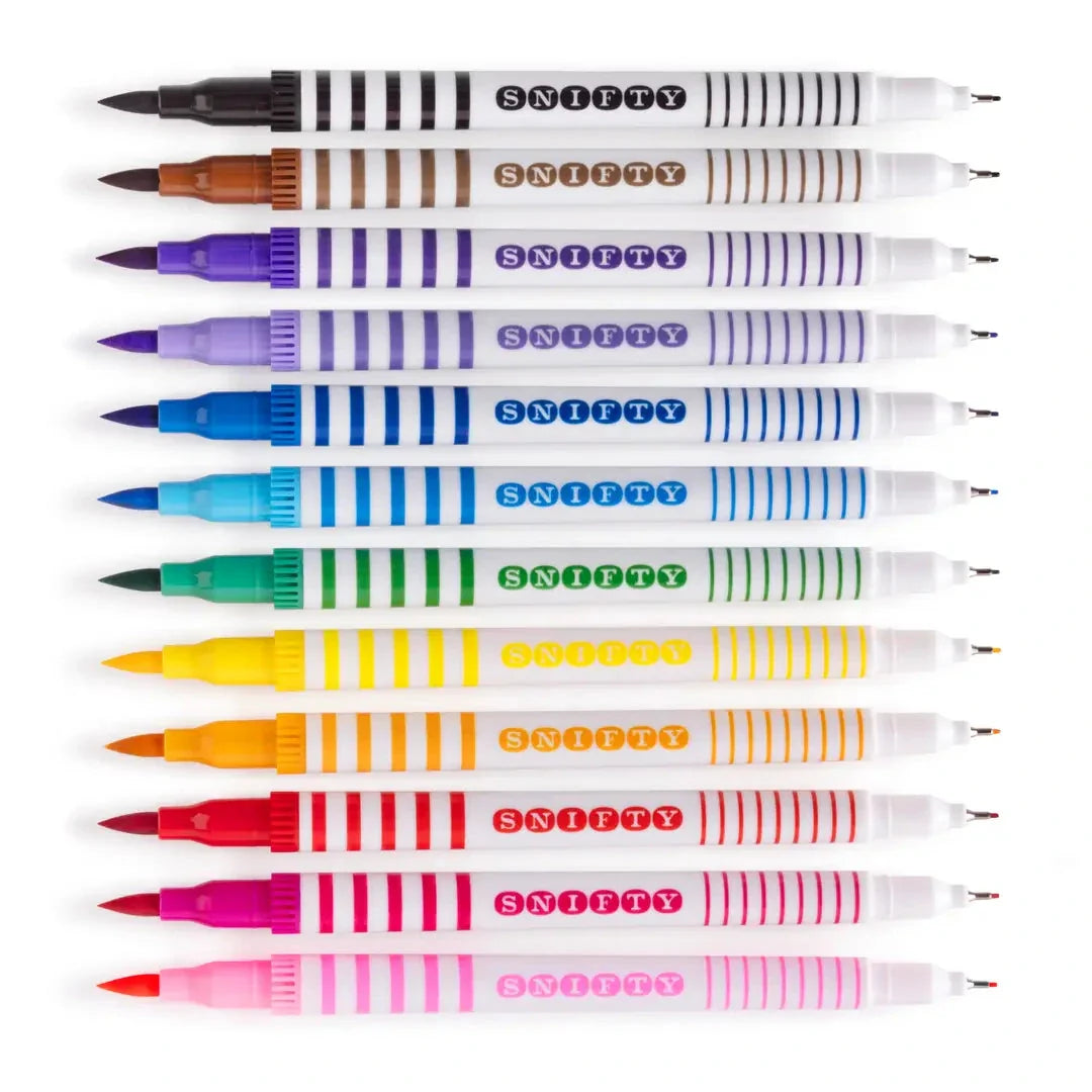 Double Ended Bright Dual Tip Markers Snifty