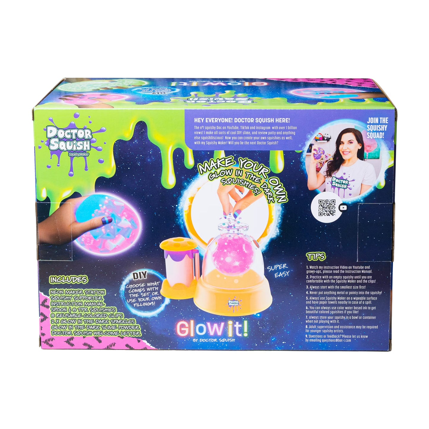 Doctor Squish Squishy Maker Station Glow It Toysmith