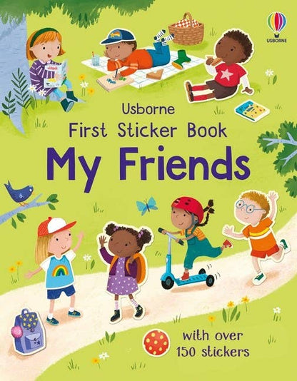 First Sticker Book My Friends : Usborne