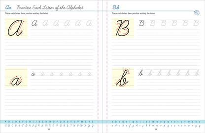 Cursive Handwriting Workbook for Teens and Young Adults