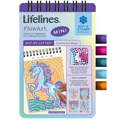 FlowArt Mini: Dot-By-Letter, Enchanted Magic Lifelines