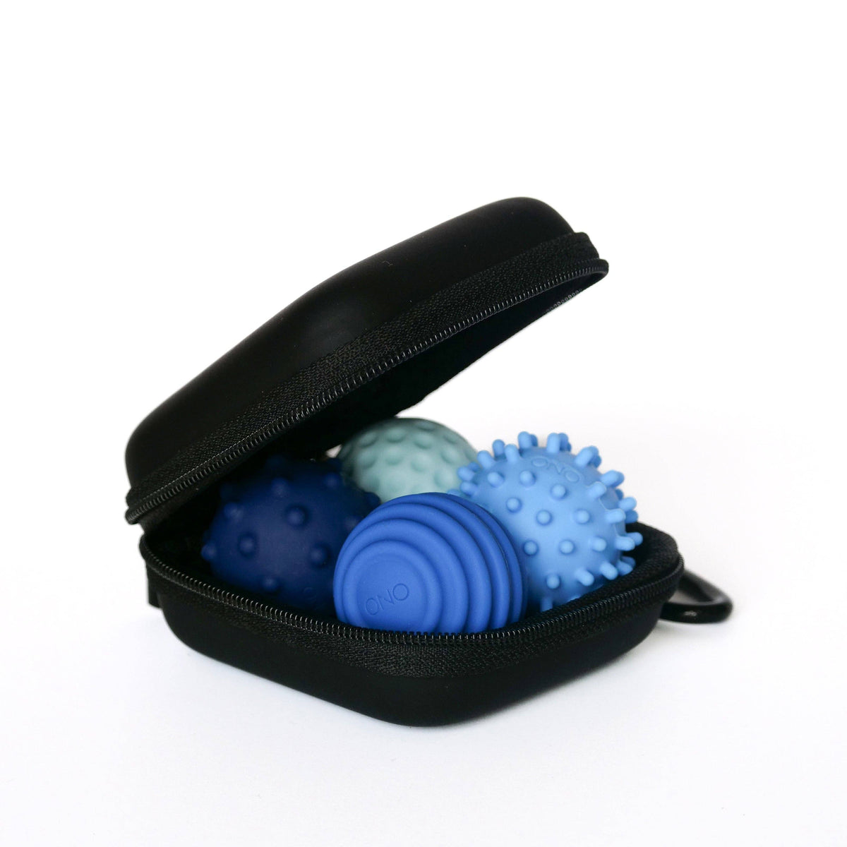 Silicone Magnetic Fidget Balls: Sapphire / 4 Pack