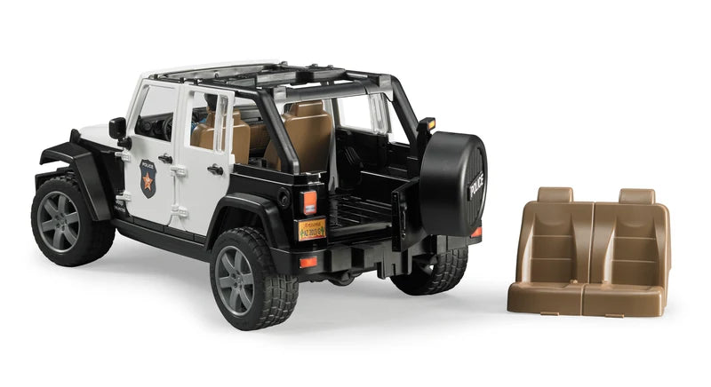 Bruder Jeep Rubicon Police Car w/ Policeman