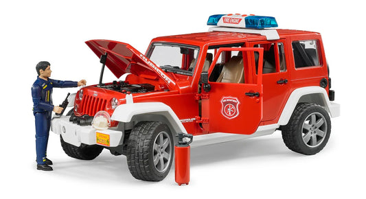 Bruder Jeep Rubicon Fire Vehicle with Fireman