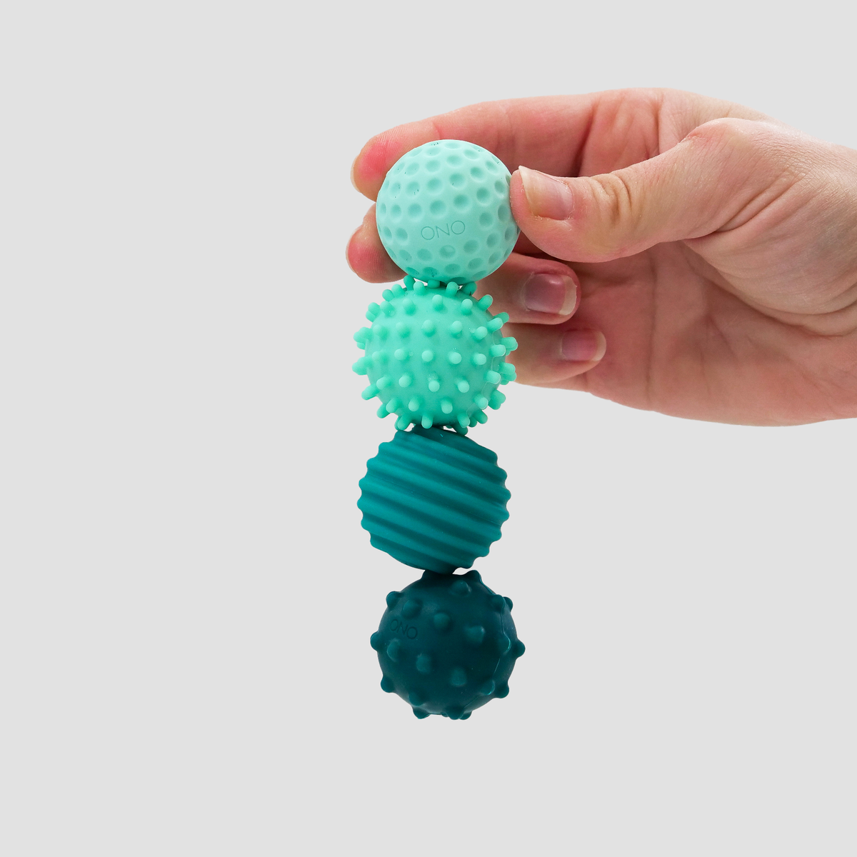 Silicone Magnetic Fidget Balls: Emerald / 4 Pack