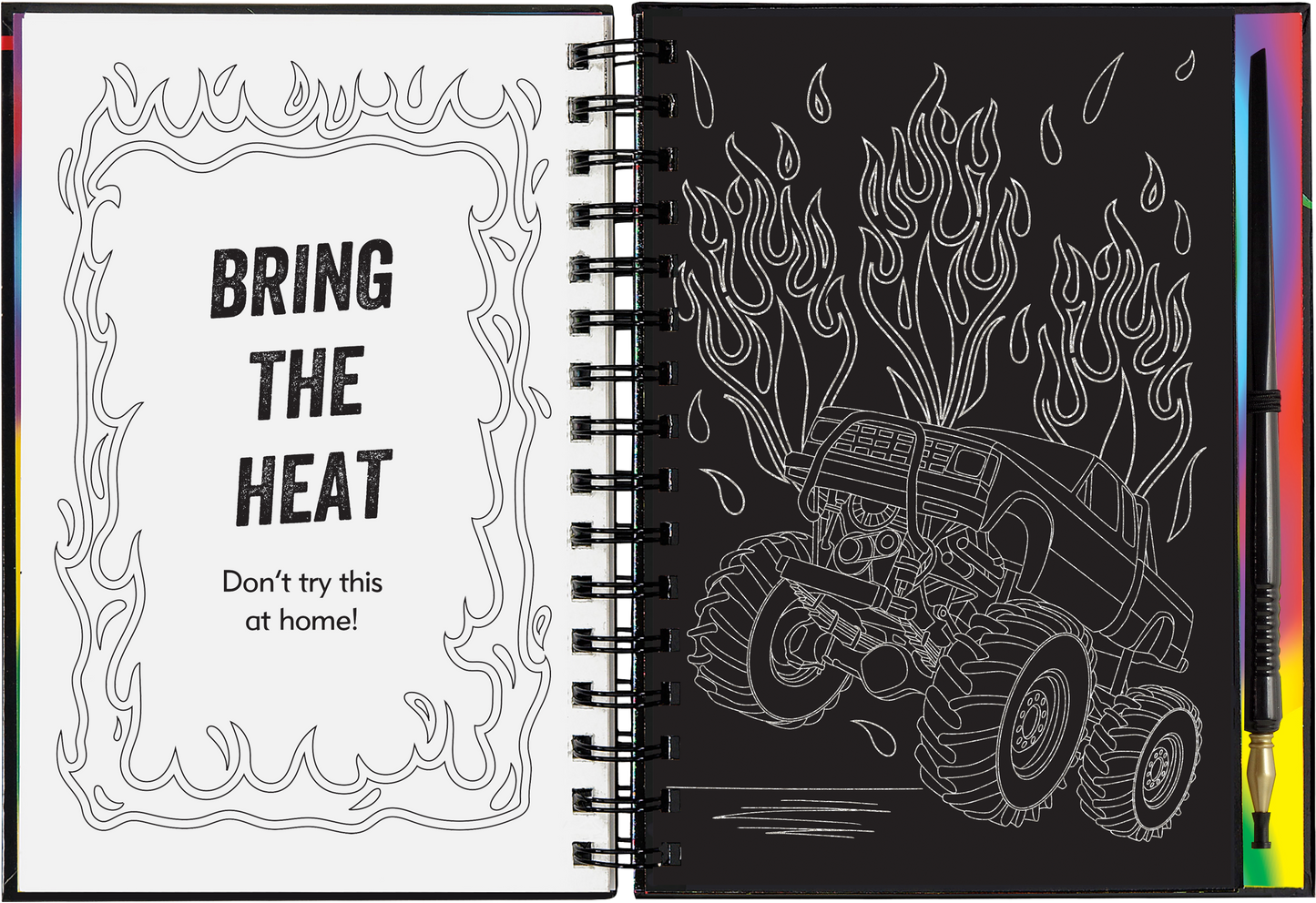 Extreme! Monster Trucks Scratch and Sketch