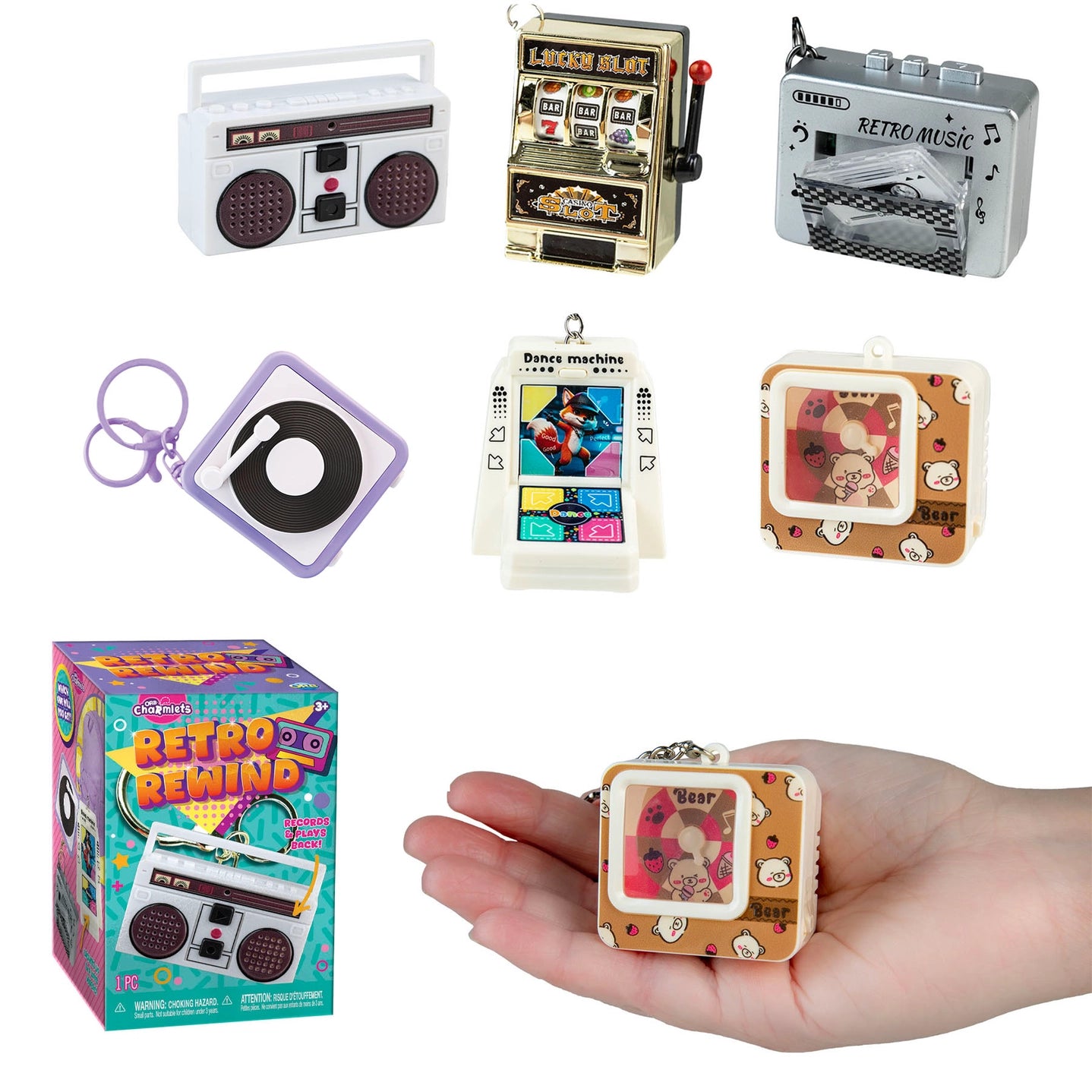 ORB Charmlets Retro Rewind Charms