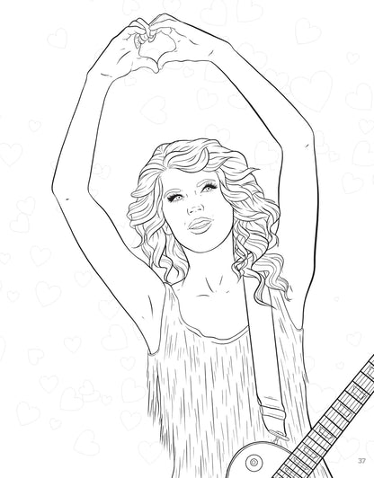 Taylor Swift Color Activity Book