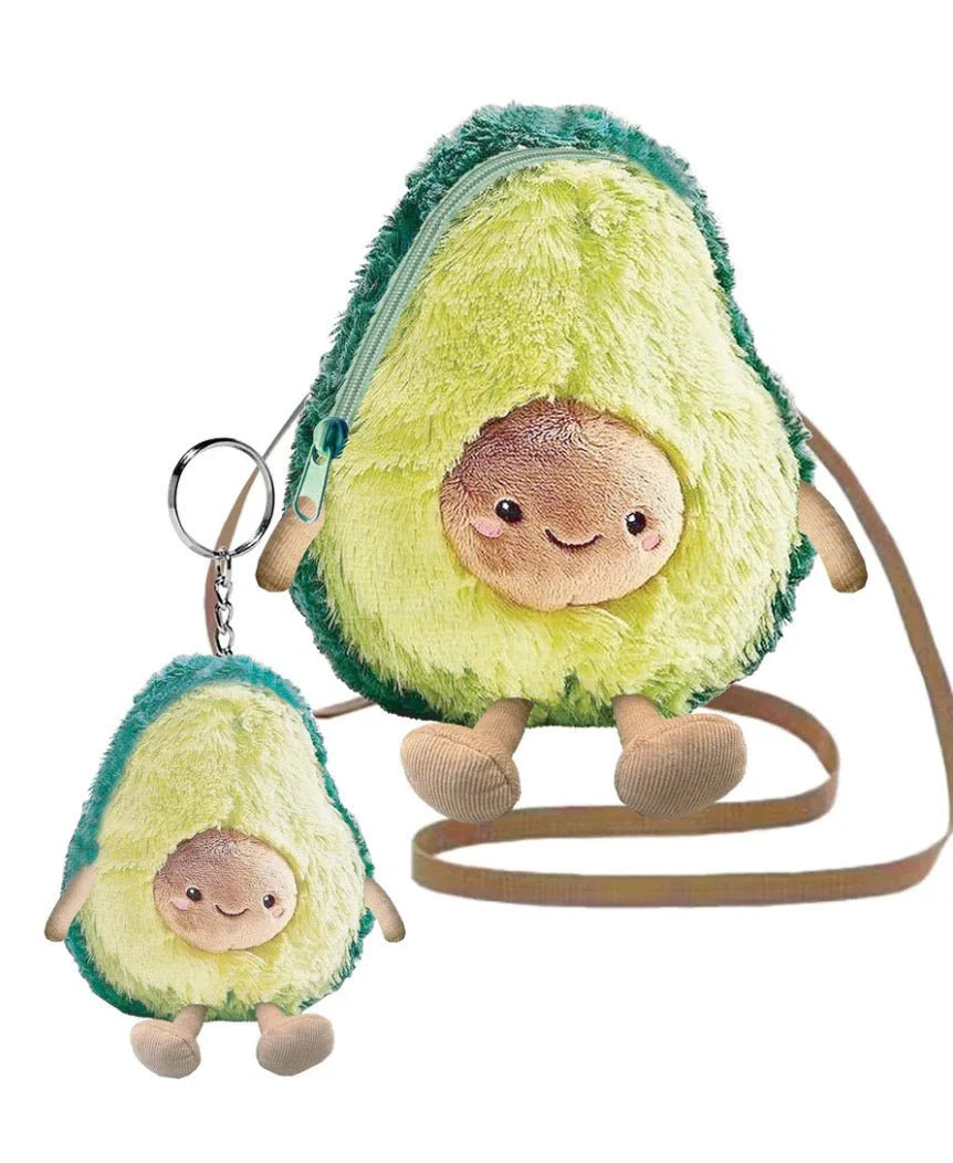 Avocado Fuzzy Crossbody Bag