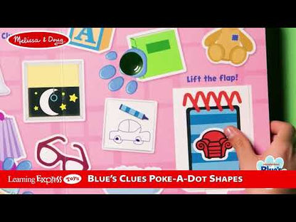 Poke a Dot Blues Clues and You Shapes with Blue