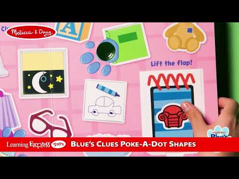 Poke a Dot Blues Clues and You Shapes with Blue