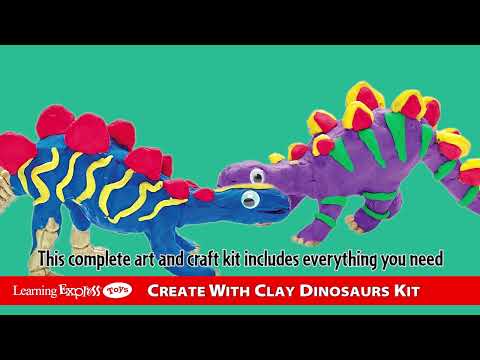 Create with Clay Dinosaur