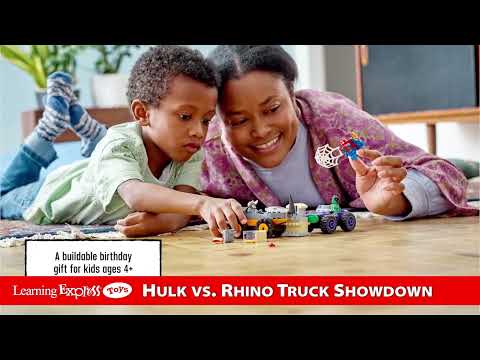 LEGO-« Spidey Hulk Vs. Rhino Truck Showdown