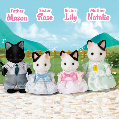 Tuxedo Cat Family Calico Critters
