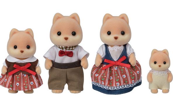 Caramel Dog Family Calico Critters