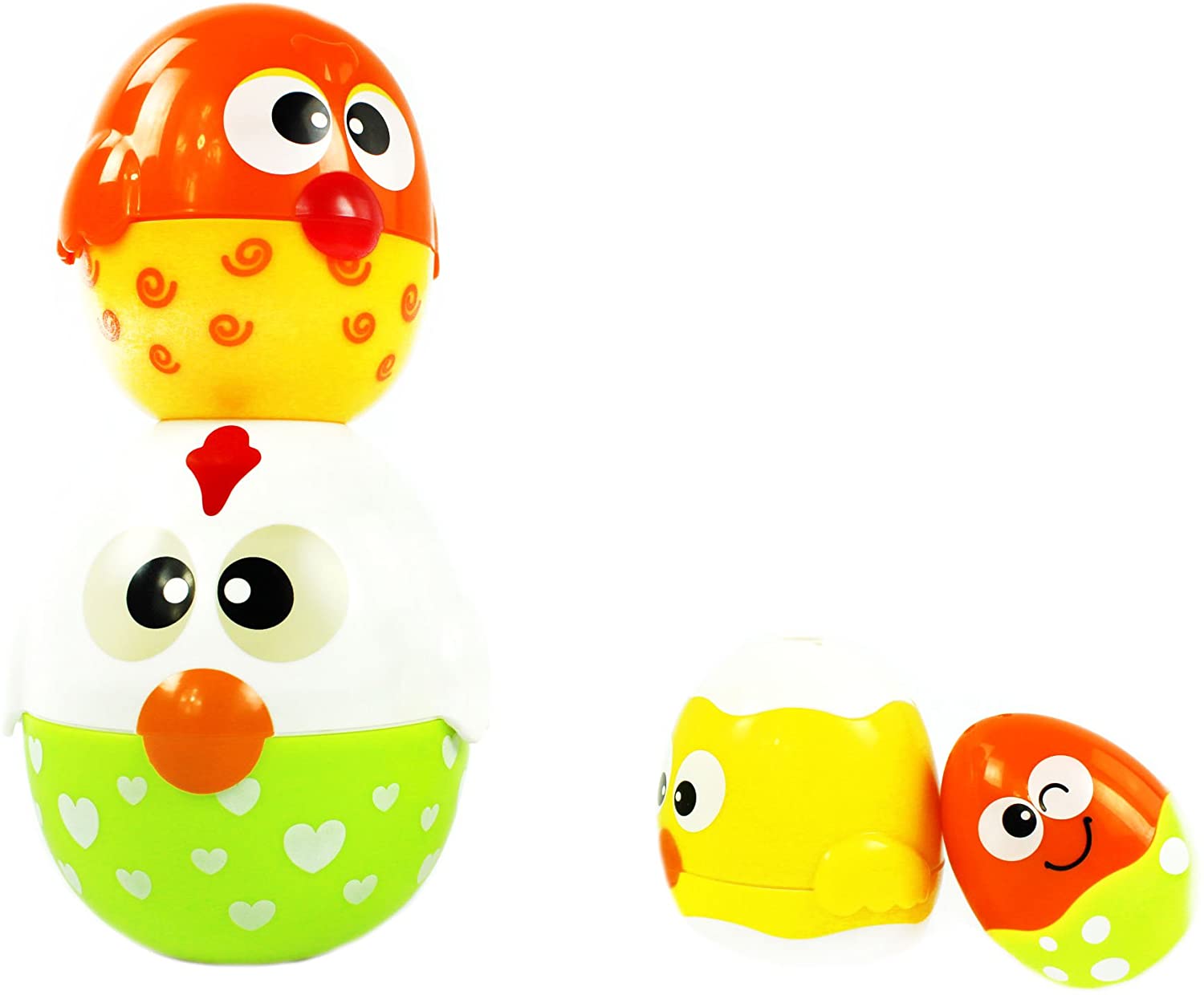 Chicken Egg Stacking Cups