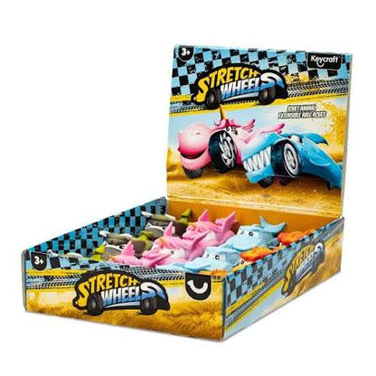 Stretch Wheels Shark, Bull, Unicorn & Dino Keycraft