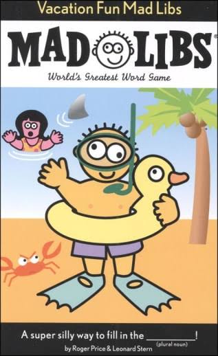 Vacation Fun Mad Libs