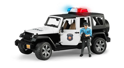 Bruder Jeep Rubicon Police Car w/ Policeman