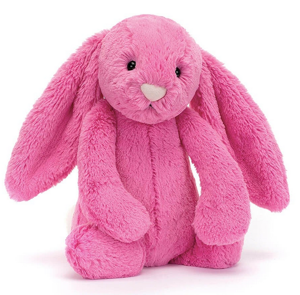 Medium Bashful Hot Pink Bunny
