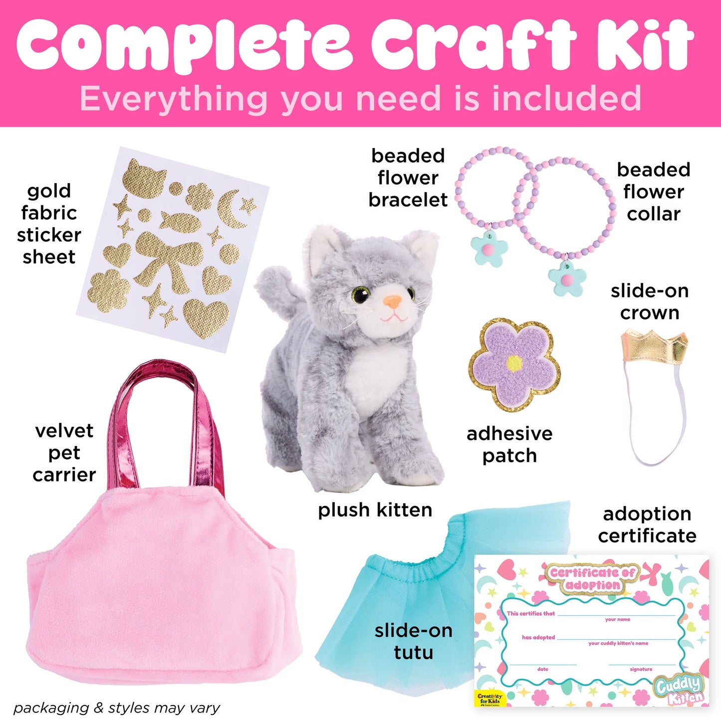Creativity for Kids Cuddly Kitten